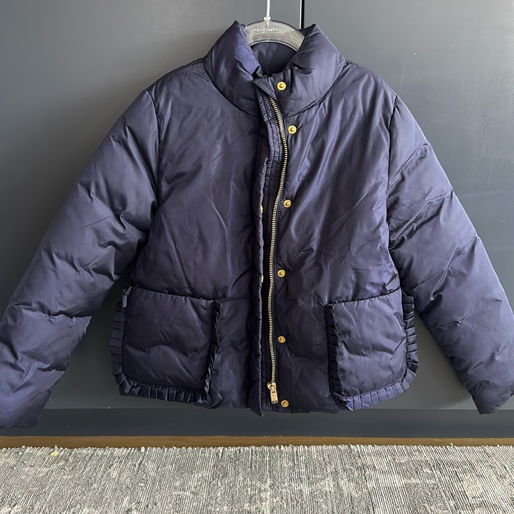 Jacadi blue jacket size 8